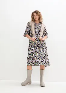 Robe midi en viscose, bonprix