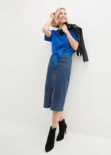 T-shirt manches chauve-souris avec broderie anglaise, bonprix