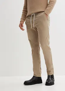 Pantalon taille élastiquée Slim Fit, Straight, bonprix