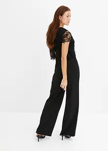 Combi-pantalon avec dentelle, bonprix