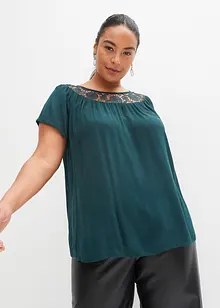 Blouse à dentelle, bonprix