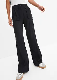 Pantalon large et fluide style cargo, bonprix
