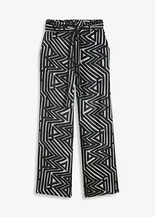 Pantalon palazzo taille élastique, BODYFLIRT