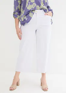 Jean Wide Leg, taille haute, raccourci, bonprix