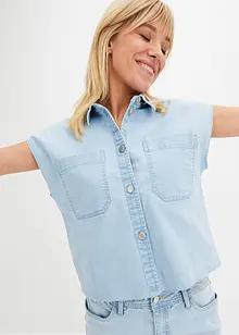 Blouse en jean boxy, bonprix