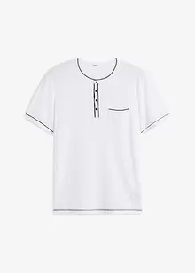 T-shirt col Henley manches courtes, bpc selection