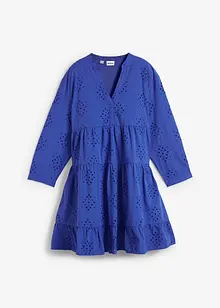 Robe-tunique à broderie ajourée, bonprix