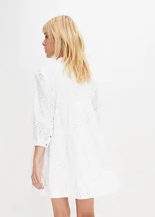 Robe-tunique à broderie ajourée, bonprix