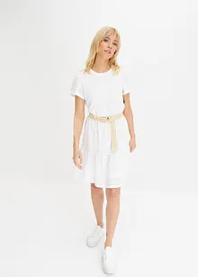 Robe polo avec broderies anglaises, bonprix