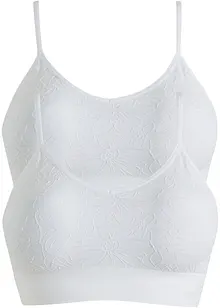 Lot de 2 brassières sans couture Feel Comfort, bpc bonprix collection