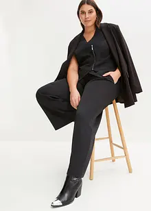 Pantalon palazzo avec polyester recyclé, bonprix