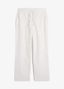 Pantalon en lin à jambe large, bonprix