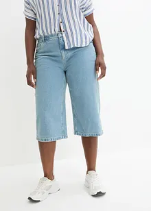 Jupe-culotte en jean, taille haute, capri, John Baner JEANSWEAR