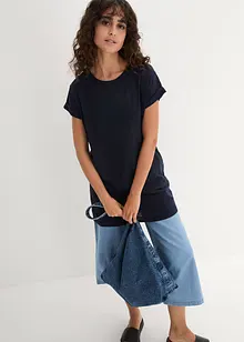 T-shirt long boxy à manches courtes, bonprix