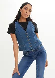 Gilet sans manches en jean, bonprix