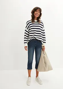 Jean slim taille mi-haute, raccourci, bonprix