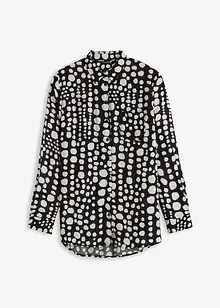 Chemisier long imprimé en viscose fluide, bonprix