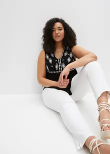 Blouse sans manches en viscose fluide, bonprix