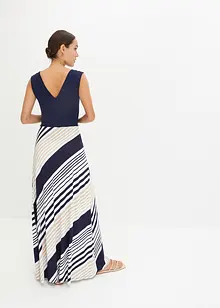 Robe longue avec jupe imprimée, bonprix