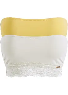 Lot de 2 soutiens-gorge bandeau coton Feel Comfort, bonprix