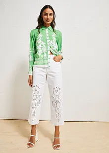 Chemisier en viscose fluide, dos plus long, bonprix
