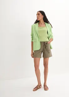 Short en twill avec ceinture à nouer, bpc bonprix collection