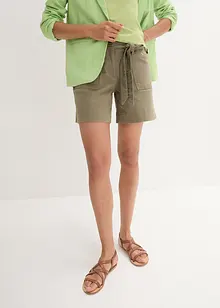 Short en twill avec ceinture à nouer, bpc bonprix collection