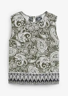 Top à imprimé paisley, bonprix