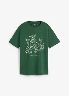 T-shirt coton à imprimé, bonprix