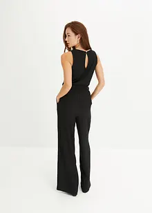 Combinaison en crêpe jersey texturé, bonprix