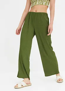 Pantalon large en jersey, bonprix