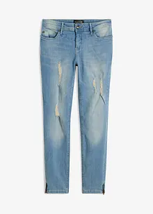 Jean stretch avec zip, bonprix