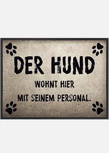 Tapis de protection avec message amusant, bonprix