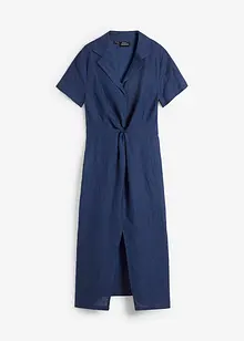 Robe 100 % lin twistée à la taille, bonprix PREMIUM