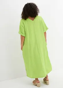 Robe caftan 100 % lin ample, bonprix