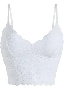 Top à dentelle, bonprix