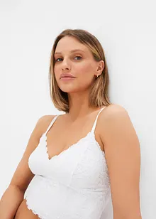 Top à dentelle, bonprix