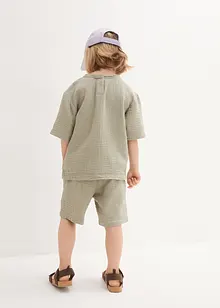 Chemise et short garçon (ens. 2 pces.) en gaze de coton, bpc bonprix collection