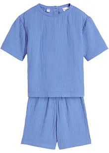 Chemise et short garçon (ens. 2 pces.) en gaze de coton, bpc bonprix collection