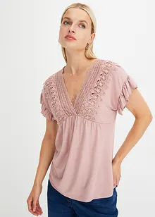 T-shirt à dentelle, bonprix