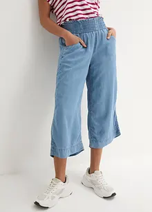 Jupe-culotte avec large empiècement ceinture élastiqué, bonprix