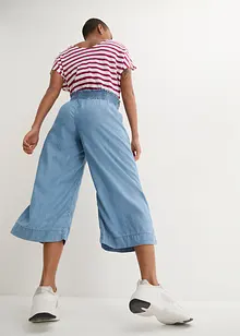 Jupe-culotte avec large empiècement ceinture élastiqué, bonprix