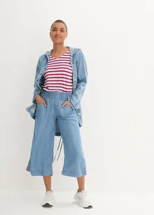 Jupe-culotte avec large empiècement ceinture élastiqué, bonprix