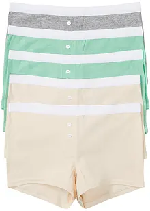 Lot de 5 boxers femme, bonprix