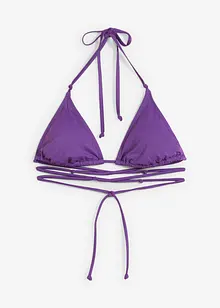 Haut de bikini triangle avec polyamide recyclé, RAINBOW