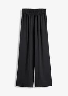 Pantalon palazzo léger et fluide, taille haute et confortable, long, bonprix