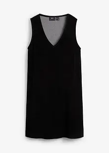 Robe trapèze en tissu éponge, bonprix