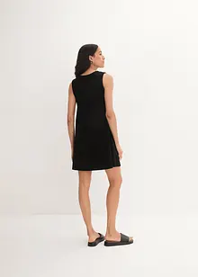 Robe trapèze en tissu éponge, bonprix