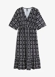 Robe midi en jersey imprimé, bonprix