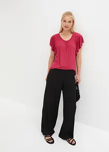 T-shirt à manches volantées, bonprix